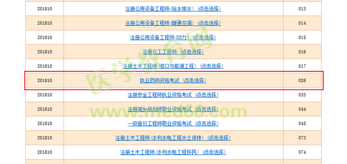 中國(guó)人事考試網(wǎng)2018年執(zhí)業(yè)藥師準(zhǔn)考證打印入口于9月30日正式開(kāi)通