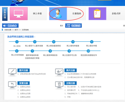 全國(guó)執(zhí)業(yè)藥師注冊(cè)平臺(tái)--執(zhí)業(yè)藥師注冊(cè)說明